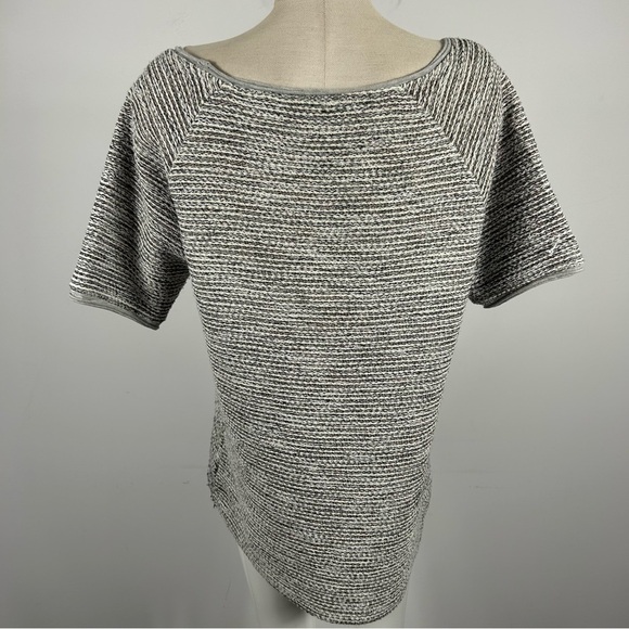 Meadow Rue Black and White Striped Tunic Size S - Picture 4 of 10